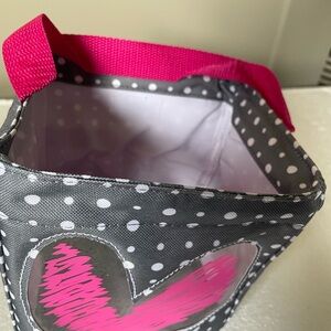 Thirty one Polka Dot Tote with Pink Heart